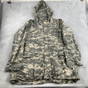 ORC Industries ACU Digital Camo Improved Rainsuit Parka Large Men Tactical Coat